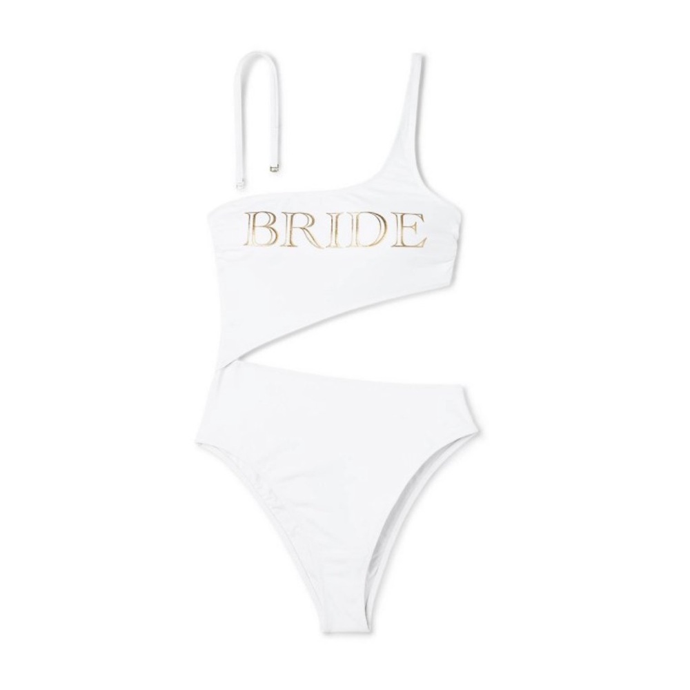 Shade & Shore White One-Piece Swimsuit